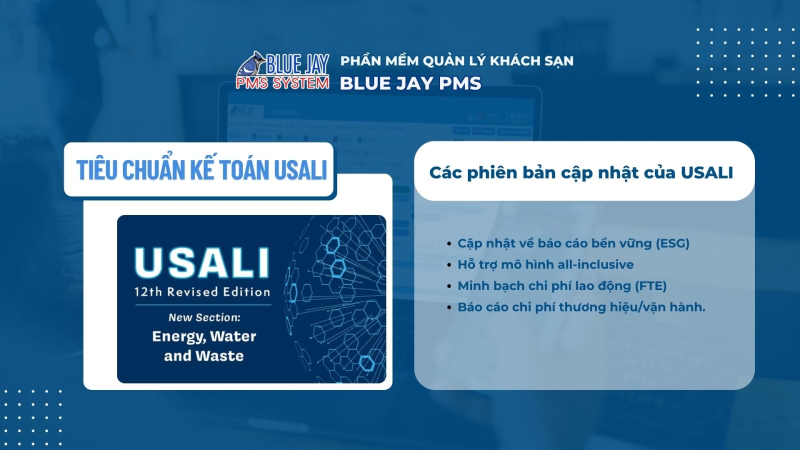 hệ thống tiêu chuẩn kế toán usali cho ngành lưu trú